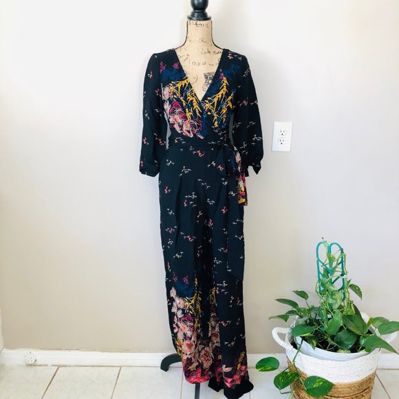 Anthropologie Featherbone Nara Floral Jumpsuit - Picture 2 of 16